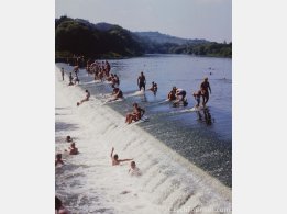 Bathing in Berounka River