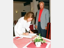 Carl XVI Gustaf, the King of Sweden and Queen Silvia