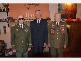 Army General Ing.Tomáš Sedláček, Ambassador Emeritus SR Ladislav Balek, Colonel Minárik