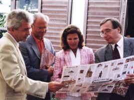 Carl XVI Gustaf, the King of Sweden and Queen Silvia